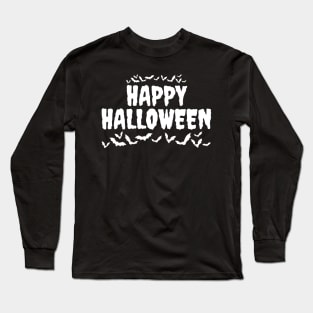 Halloween typographic design IV Long Sleeve T-Shirt